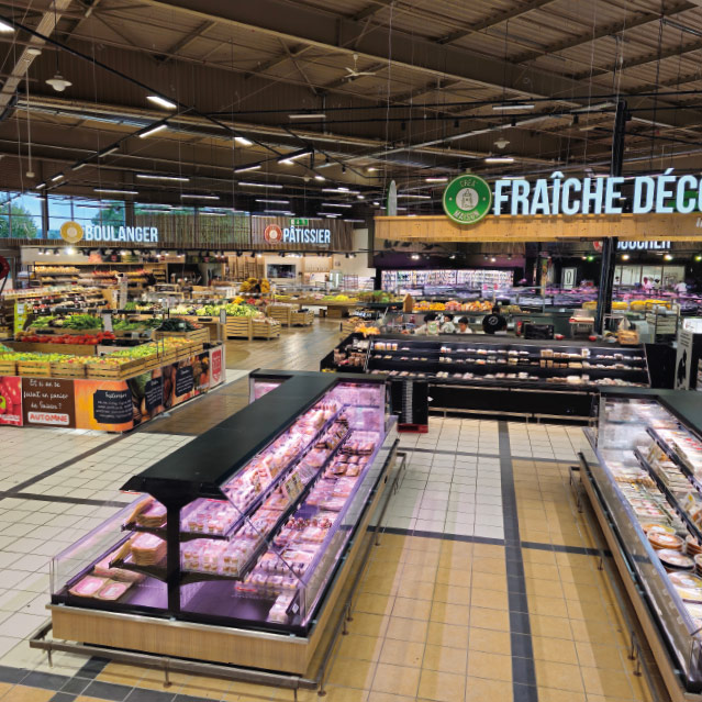 intermarche interieur grande surface